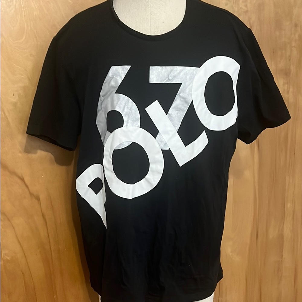 Polo Black and White Graphic T-Shirt